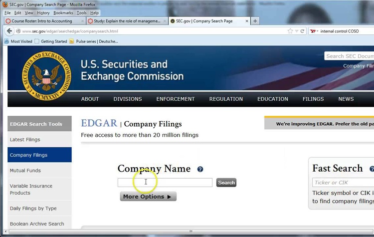 EDGAR Filings: Update Your Information Now